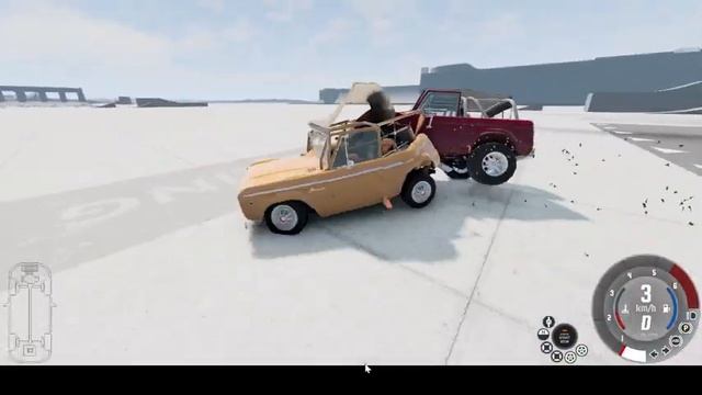ford bronco crash test BeamNG.drive смотреть онлайн