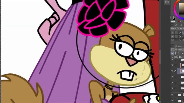 Time lapse/Speedpaint - SpongeBob x Vocaloid - Madness of Duke Venomania смотреть онлайн