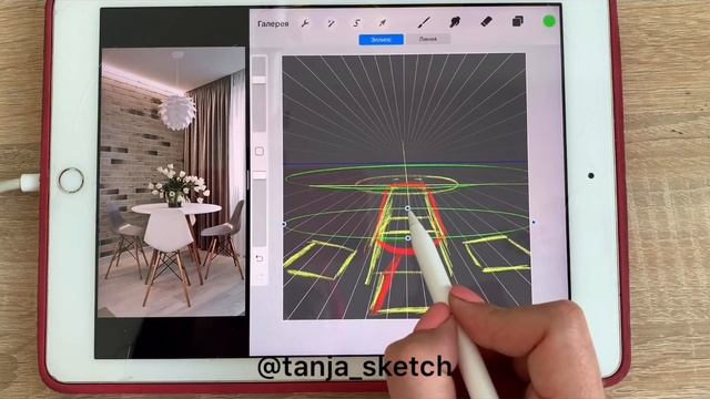 Как нарисовать стулья вокруг стола смотреть онлайн