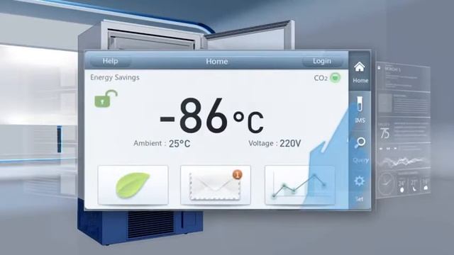 Низкотемпературный морозильник c идентификацией по сетчатке глаза Haier Wisdom freezer 729 смотреть онлайн