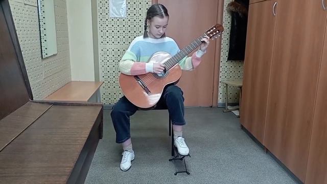 Насырова Амалия. В. Шаинский "Кузнечик" смотреть онлайн