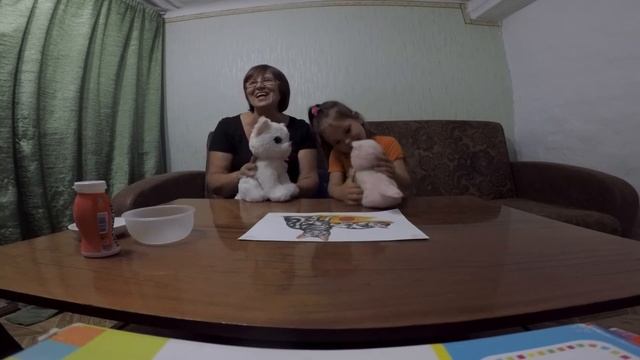 Занятие для детей: "Кошка с котенком" Познание смотреть онлайн