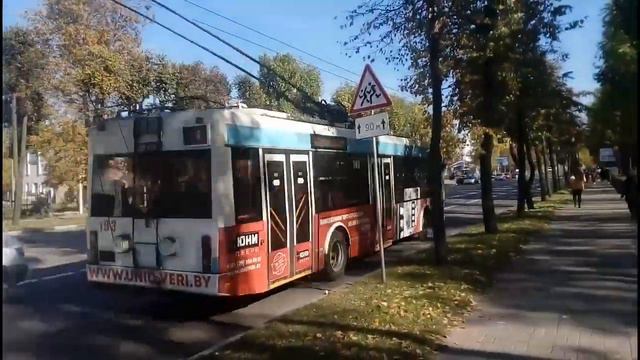 Витебский троллейбус БКМ-321 "Сябар" #193 смотреть онлайн