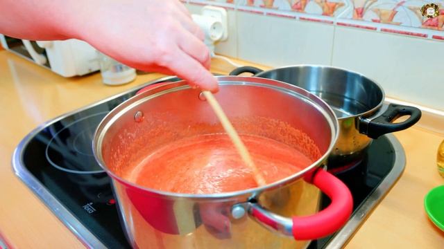 Сладкие стручковые перцы в томатном соусе. Отличная закуска! смотреть онлайн