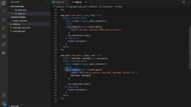 REST Api NodeJS + Postgresql - 2/3 смотреть онлайн