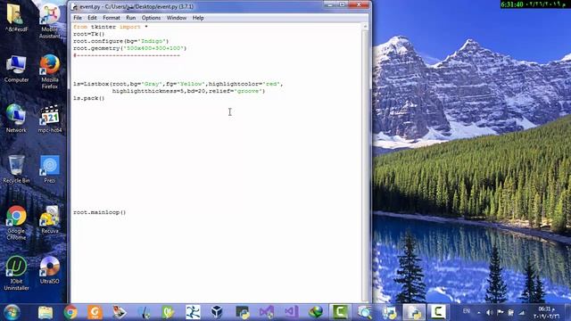 Listbox in Tkinter Python - 11 смотреть онлайн