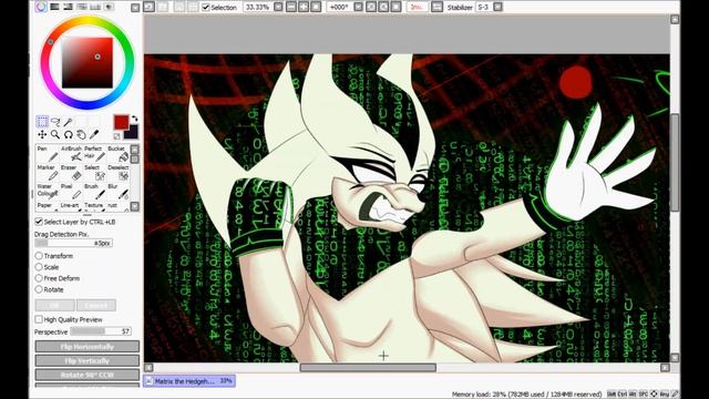 Infestation Of The Matrix- Sonic Speedpaint [Contest Entry] смотреть онлайн