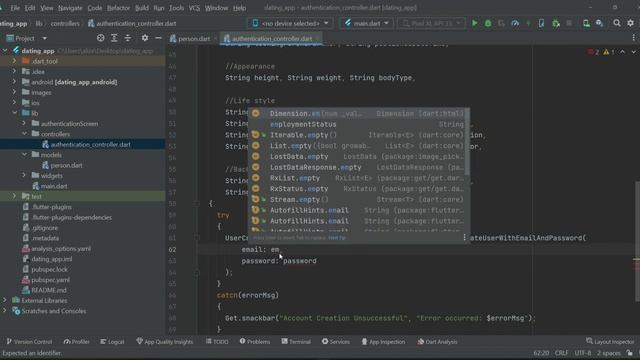 Firebase Authentication with Flutter | Create user with Email and Password Firebase Flutter смотреть онлайн