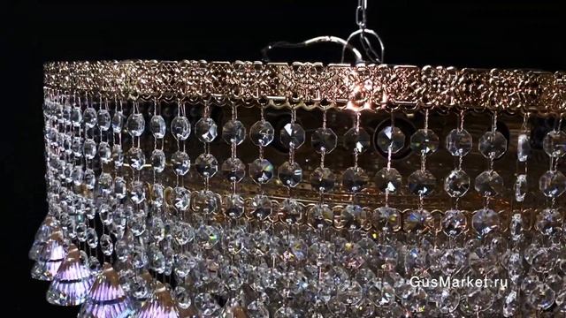 Хрустальная люстра "Лира 8л" смотреть онлайн