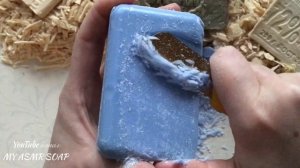 ASMR SOAP # 141/Dry laundry soap cutting/Резка сухого хозяйственного мыла