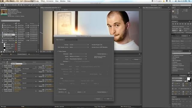 The Render Queue: Overview - Adobe After Effects Tutorial смотреть онлайн