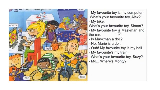 Kid's Box 1 Unit3 Favourite  Toys P1 Listen And Point