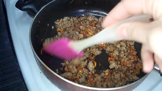 Гречка по-купечески фаршем. Гречка с фаршем и овощами. смотреть онлайн