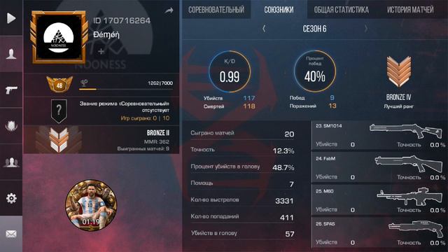 Обзор На Аккаунт Друга В SO2 За 2 мин. 41 сек. смотреть онлайн