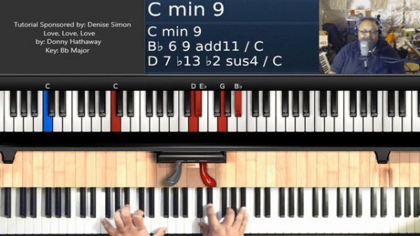 Love, Love, Love (by Donny Hathaway) - Piano Tutorial