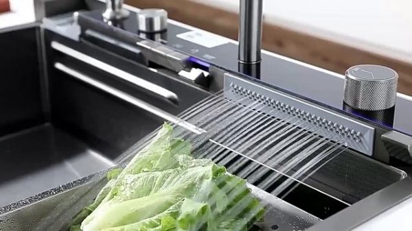 Умная интеллектуальная Раковина для кухни с 2 водопадами из Тик Тока от CleanBot