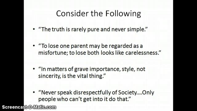 Notes - The Importance of Being Earnest смотреть онлайн