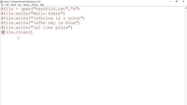 Python 3 - How to create a text file смотреть онлайн