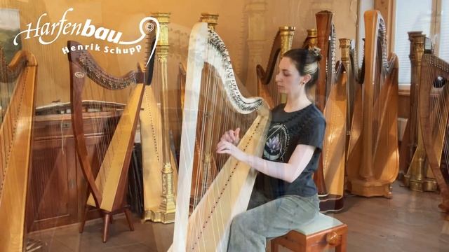 Lever harp | Model "Hamburg" by Henrik Schupp | Enya - Only Time смотреть онлайн