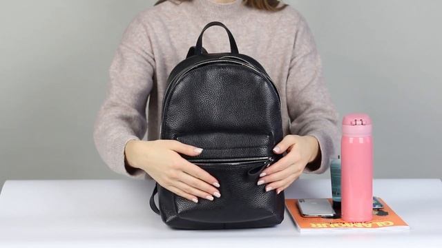 Рюкзак городской натуральная кожа AFINA смотреть онлайн