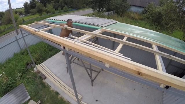 Гостевой домик + беседка // На металлокаркасе смотреть онлайн