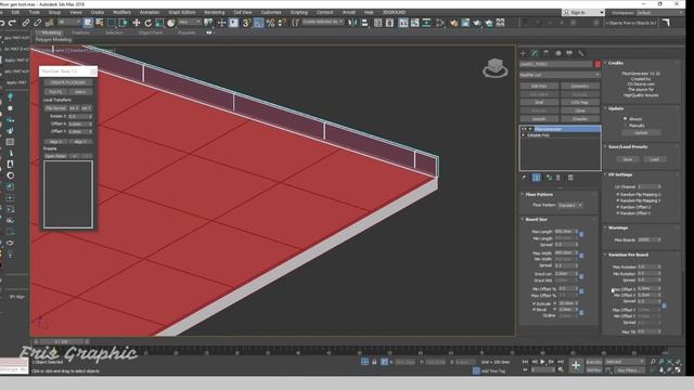 How To Create Wall Brick 3ds Max With Script Floor Gen Tool | Eris Graphic смотреть онлайн