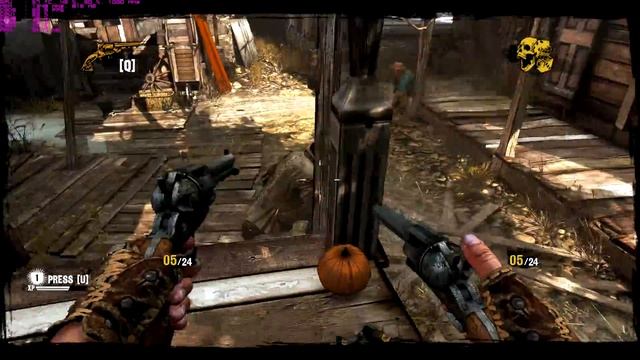Call Of Juarez: Gunslinger - Gameplay PC - Intel Xeon E5440 4x3.7 Ghz MSI HD 7850 2GB 8GB RAM DDR2 смотреть онлайн