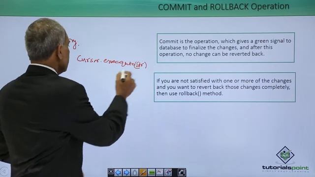 Python - Commit & Rollback Operation смотреть онлайн