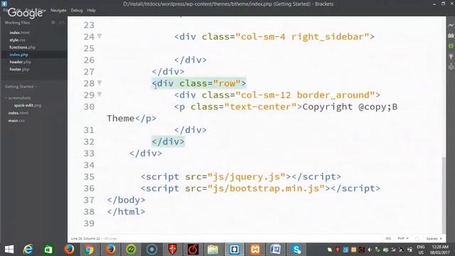 Class 13 - Wordpress Theme Development смотреть онлайн