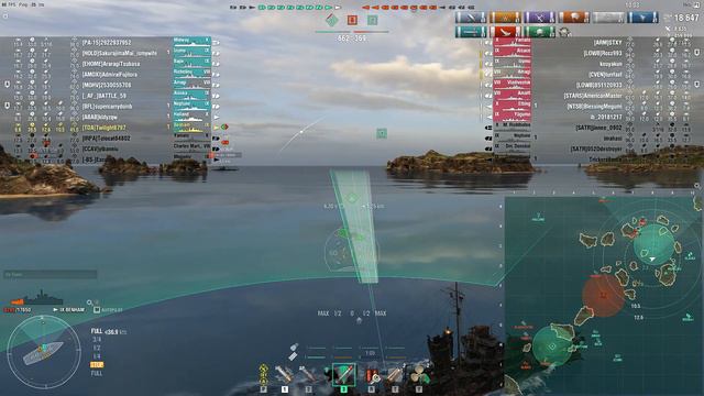 World of Warships (ASIA) 26 Feb 2021 Benham loses over 50% hp in the first 5 minutes смотреть онлайн