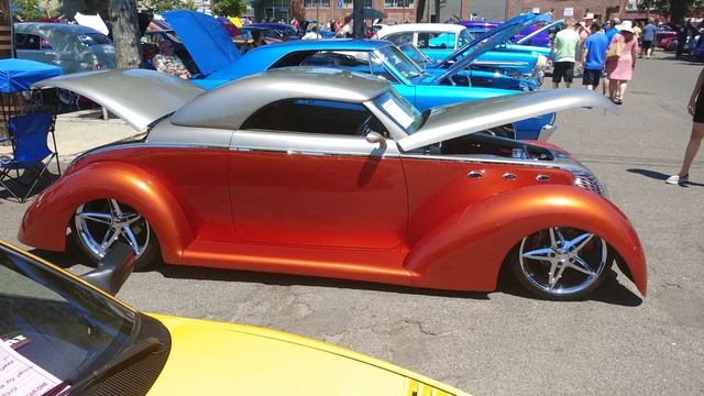 1939 PEWTER OVER SUNBURST METALLIC ORANGE FORD CABRIOLET HARDTOP CONVERTIBLE смотреть онлайн
