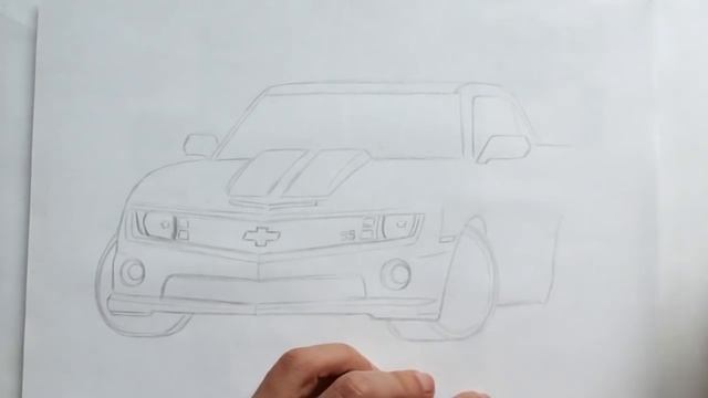 Как нарисовать машину Chevrolet Camaro(Ehedov Elnur)How to draw Chevrolet Camaro смотреть онлайн