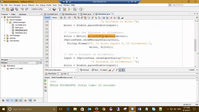CIT249 Pearson Module1 Static Method смотреть онлайн
