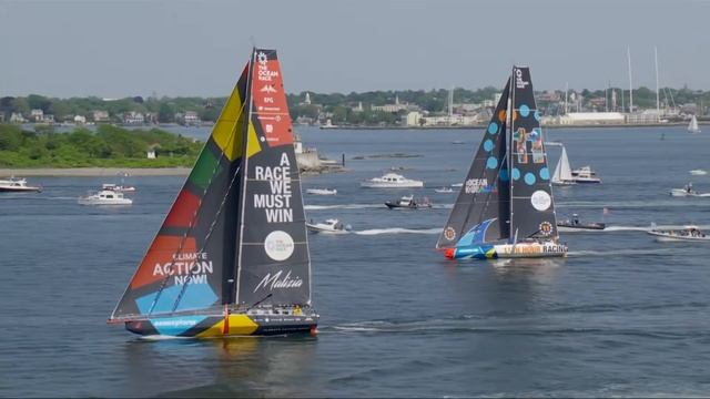 Leg 5 Start: Newport - Aarhus | The Ocean Race 2022-23 смотреть онлайн