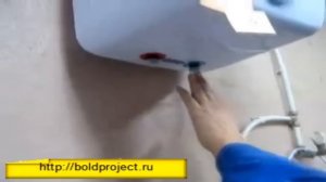 установка накопительного водонагревателя