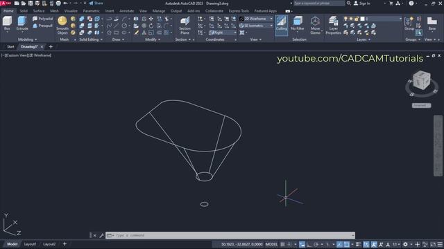 AutoCAD 2023 3D Tutorial for Beginners - 2 смотреть онлайн