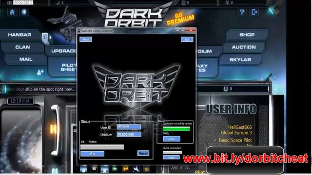 DarkOrbit Uridium Hack смотреть онлайн