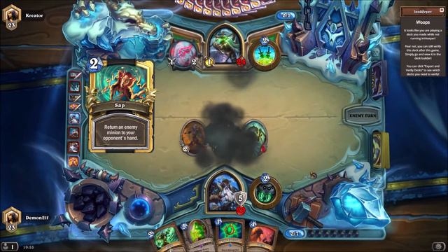Hearthstone - The Boomsday Project - My first battle using Whizbang The Wonderful смотреть онлайн