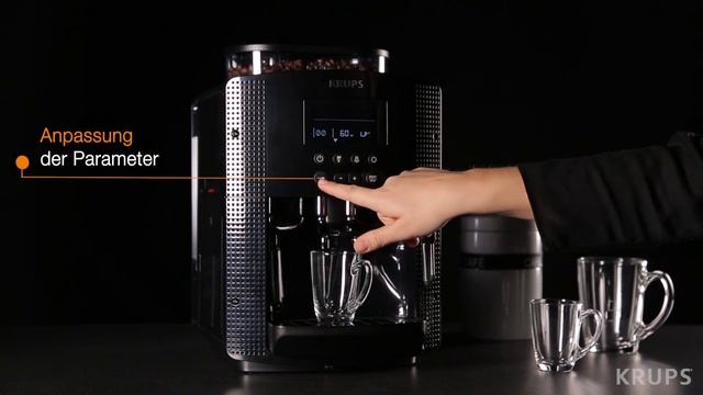 Wie man einen Espresso mit einem Espresso-Kaffee-Vollautomat zubereitet | Krups смотреть онлайн