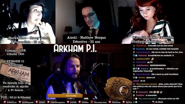 S02Ep01 - Arkham P.I. - Renouveau [Cthulhu 1930] JDR смотреть онлайн