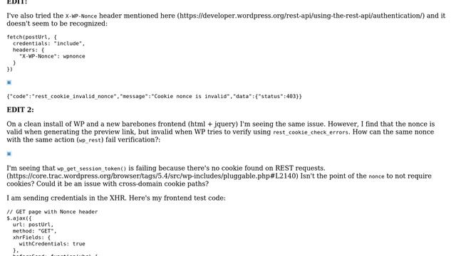 Wordpress: Can't GET draft posts via REST API from headless frontend смотреть онлайн