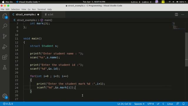 Structures in C Part-1 (struct) | Basics Of C Programming - 17 | C Tutorial in Malayalam смотреть онлайн