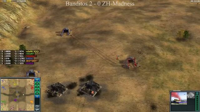 3V3 TF - Banditos VS ZH-Madness | C&C Generals Zero Hour смотреть онлайн
