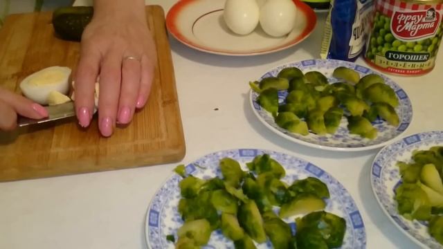 Праздничный салат из брюссельской капусты Простой рецепт на ужин и обед! смотреть онлайн