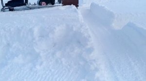 Мототолкач & снегоход на гус шириной 600 мм по свежему снегу по пояс  Мотобуксировщик Ураган Зверь!