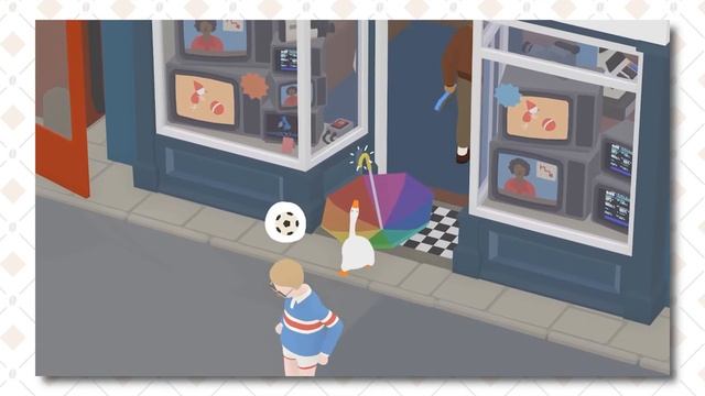 The Umbrella thing is easy | Untitled Goose Game Part 2 смотреть онлайн