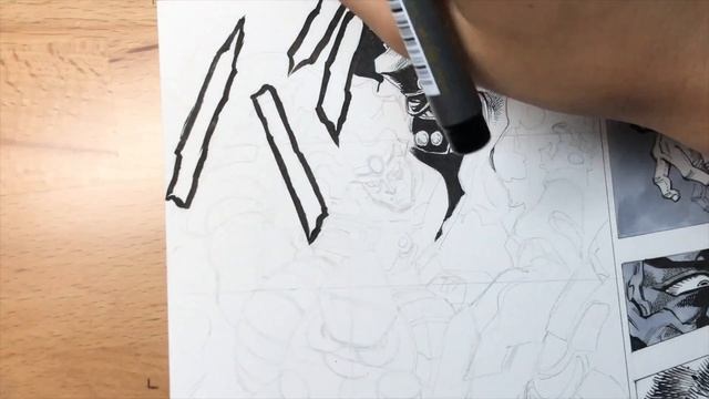 JoJo's Bizarre Adventure - Drawing a Manga by Illustration World Champion смотреть онлайн