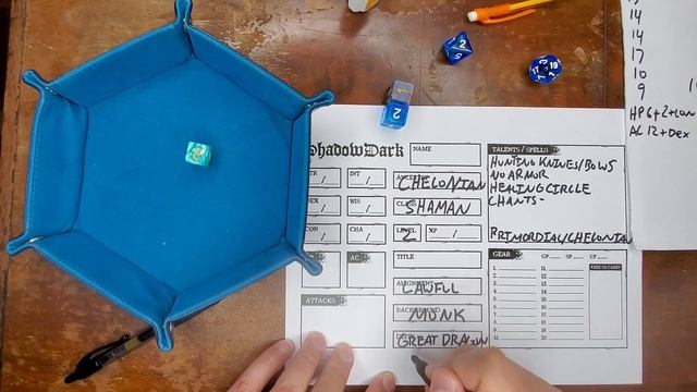 Solo Roleplaying Prep Using Shadowdark RPG & Unnatural Selection!