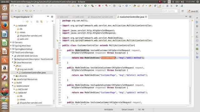 Spring MVC Tutorials-4 Multi Action Controller with and Without @Annotation смотреть онлайн
