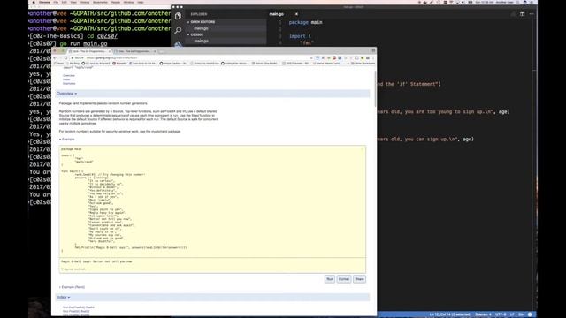#golang #striversity 02.07 - The 'if' Statement in Go смотреть онлайн